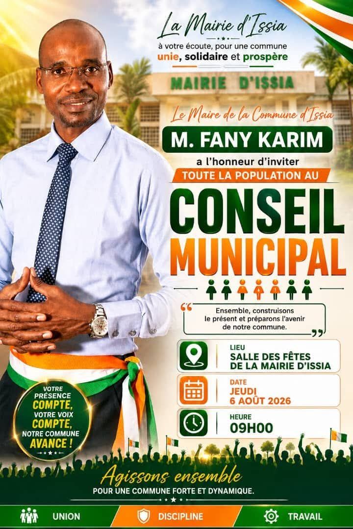 Conseil Municipal de la Commune d'Issia