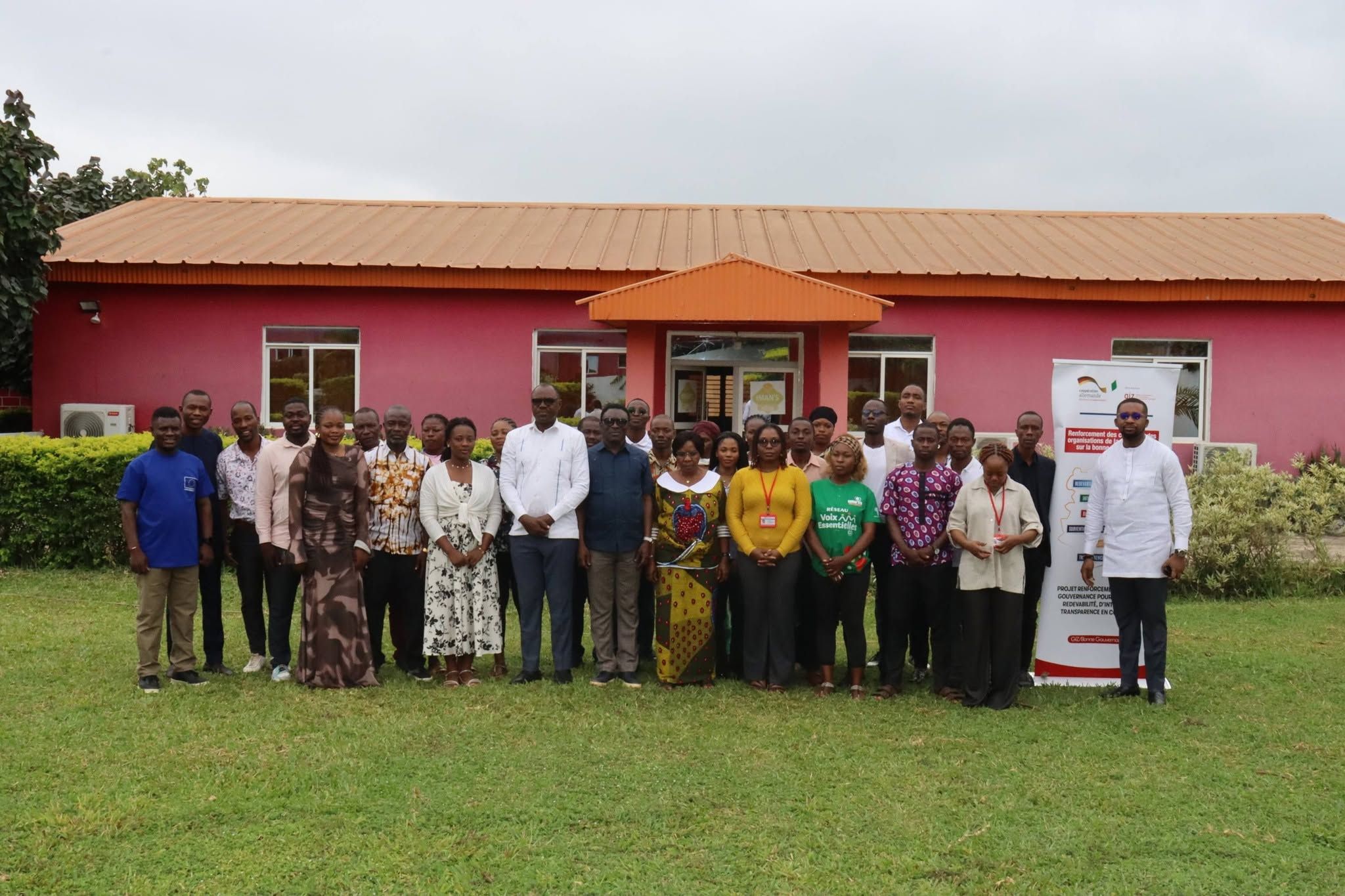 Atelier de renforcement des capacités des Organisations de la Société Civile à Daloa, organisé par la GIZ. 