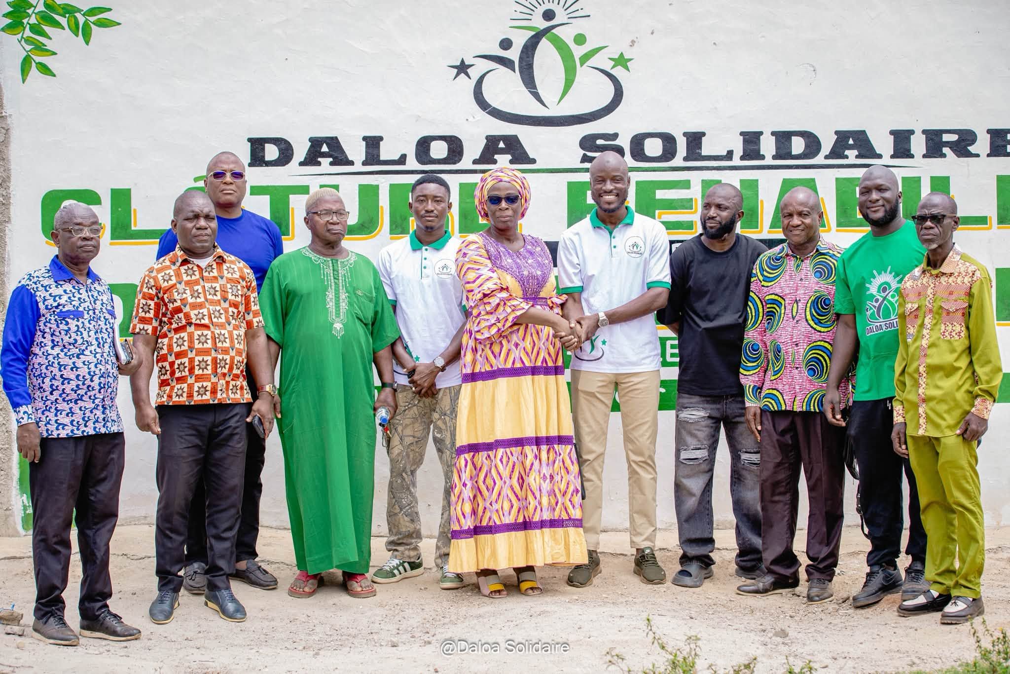 Daloa : Daloa Solidaire livre la clôture et le portail réhabilités de l'École Dioulabougou