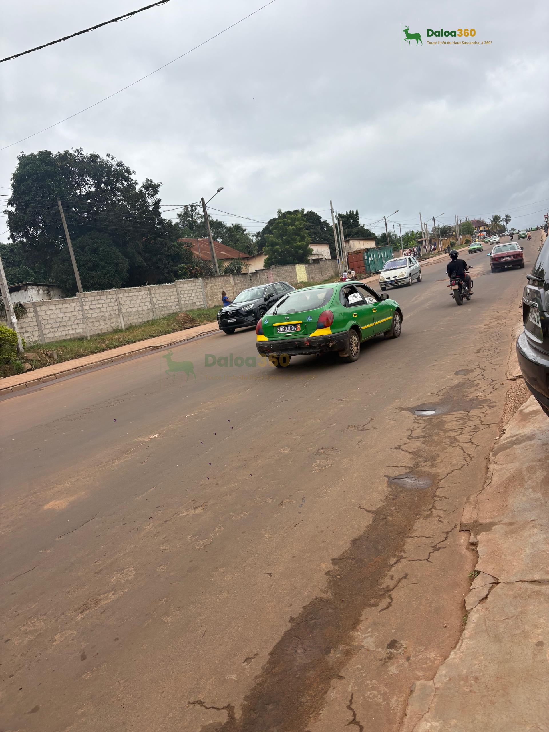 Grève des taxis à Daloa suite à l'interdiction du gaz butane comme carburant.