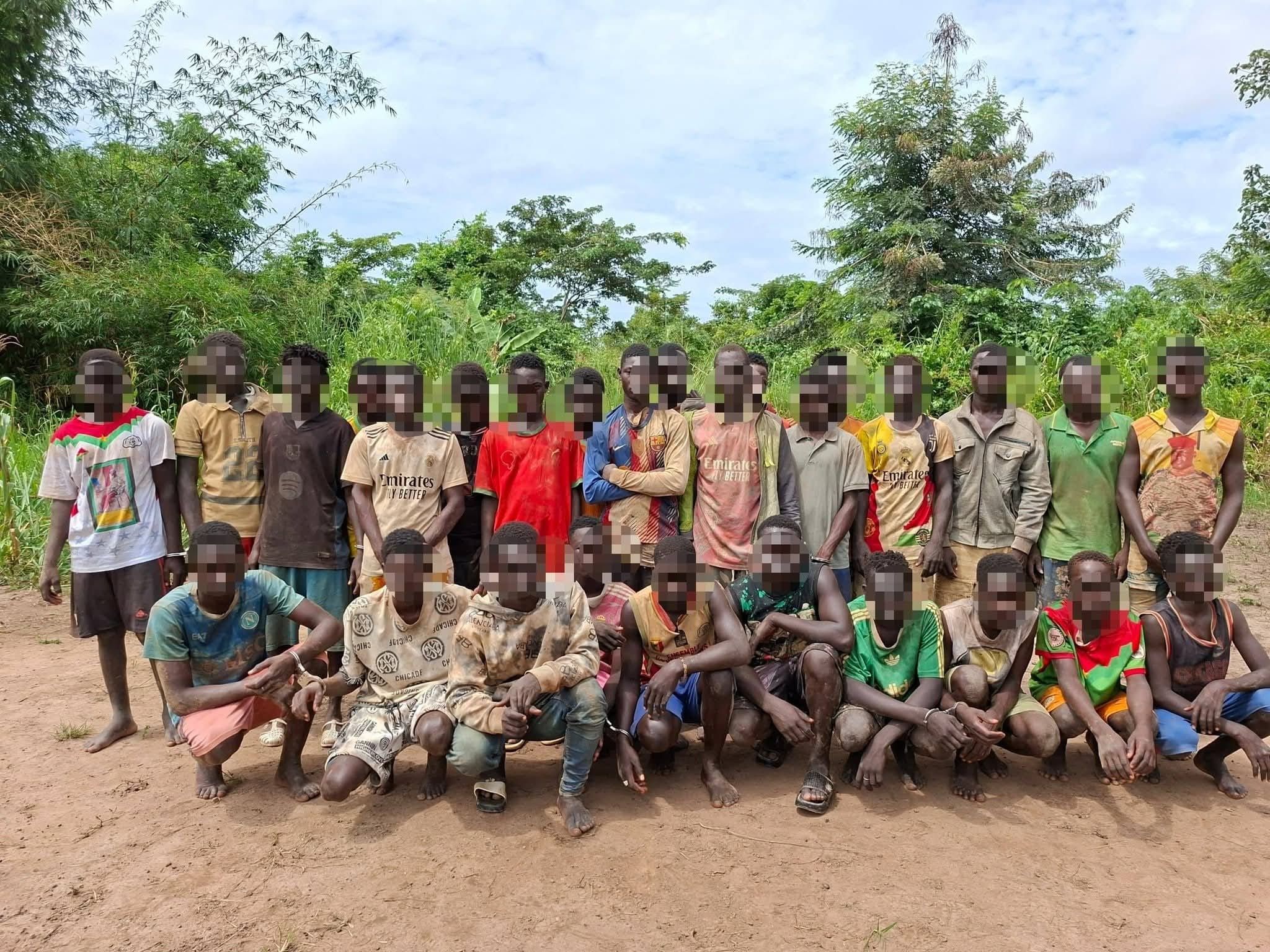 Issia : 27 personnes interpellées lors d'une opération contre l'orpaillage illégal