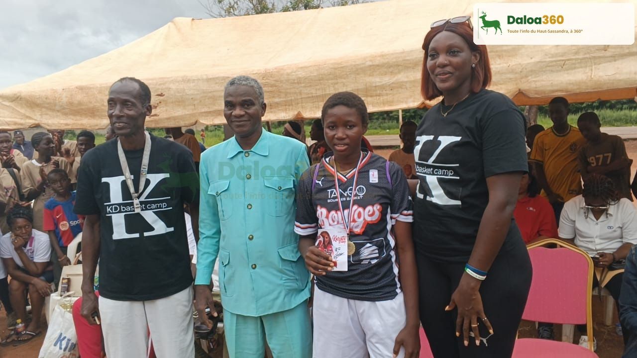 Daloa : Kariata DIABY à travers le KD Camp 2026 célèbre le basketball et forme plus de quarante jeunes