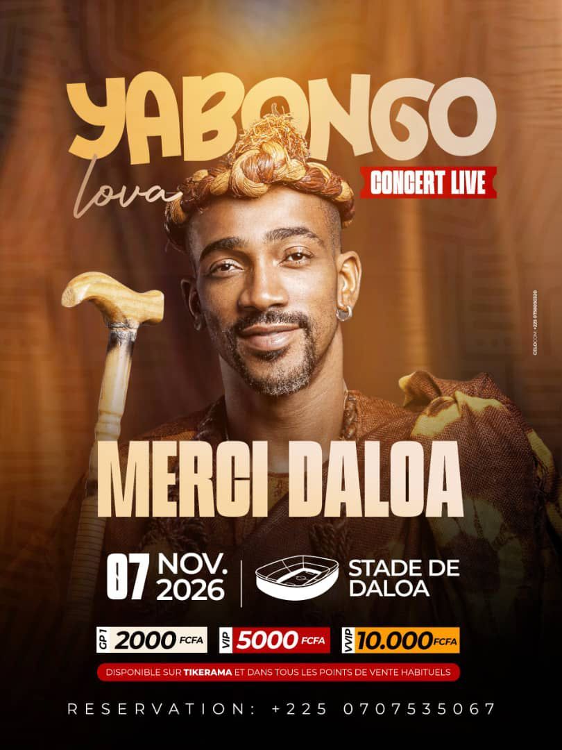 Yabongo Lova en concert à Daloa : « Merci Daloa »